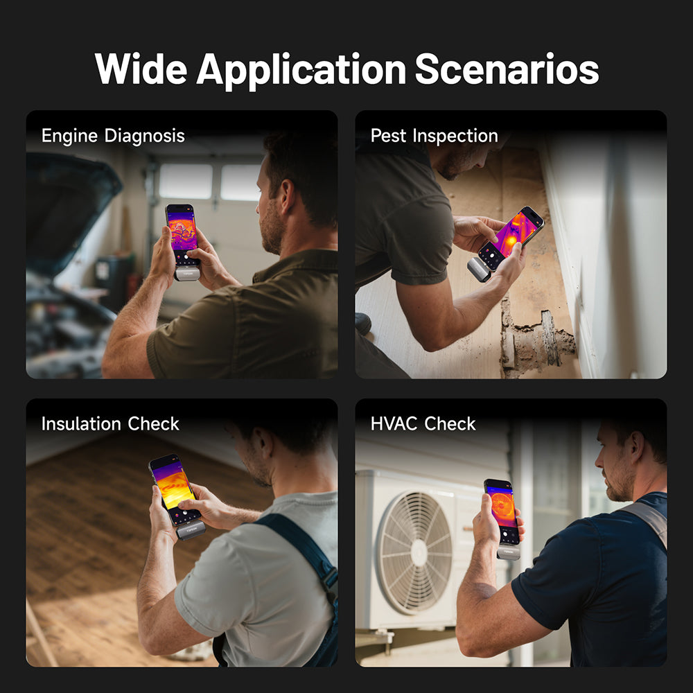 TOPDON TC002C Duo – Caméra thermique USB-C iOS & Android | GreenMotor