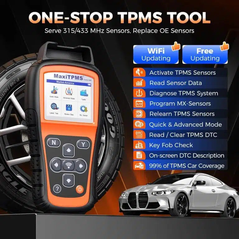 OTOFIX TireGO 808 – Outil TPMS Wi-Fi (Programmation MX-Sensor) | GreenMotor