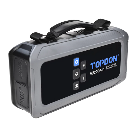 TOPDON V2200Air – Booster 2200A avec Compresseur & Power Bank PD45W | GreenMotor