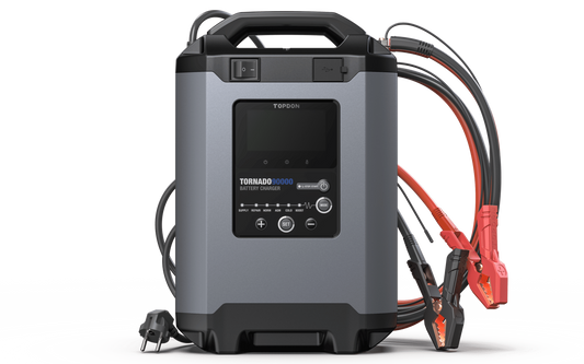 TOPDON Tornado90000 – Chargeur Intelligent Pro 12V/24V (90A) | GreenMotor