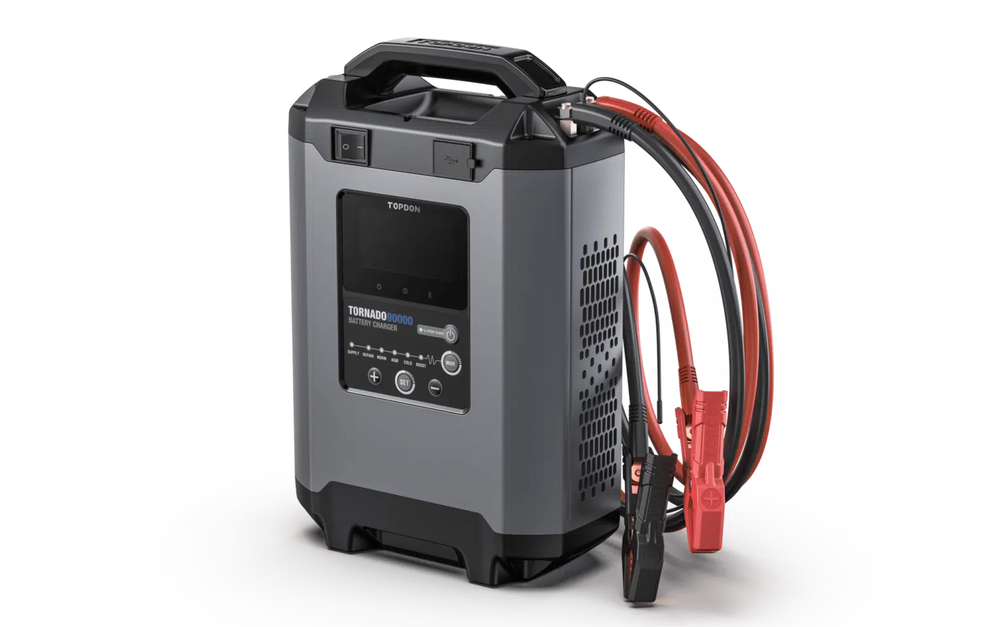 TOPDON Tornado90000 – Chargeur Intelligent Pro 12V/24V (90A) | GreenMotor
