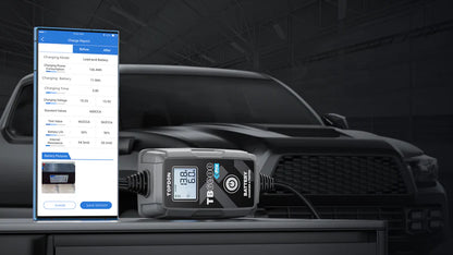 TOPDON TB6000Pro – Chargeur & Testeur Intelligent 2-en-1 (9 étapes) | GreenMotor