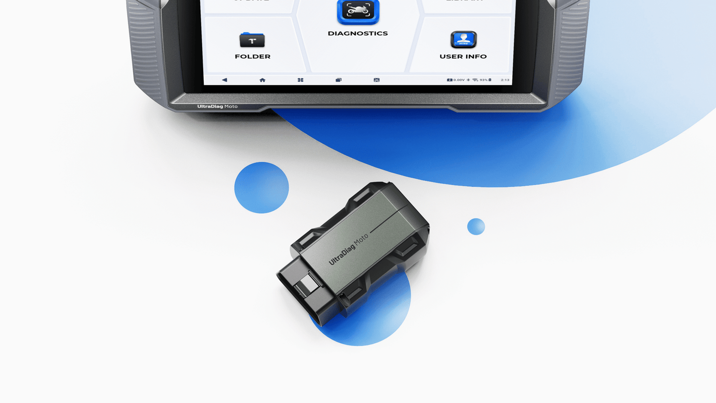 TOPDON UltraDiag Moto – Diagnostic moto pro 80+ marques | GreenMotor