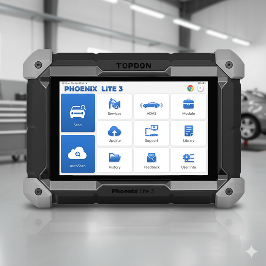 TOPDON Phoenix Lite 3 – Scanner Diagnostic Multi-marques avec Codage et Services Spéciaux