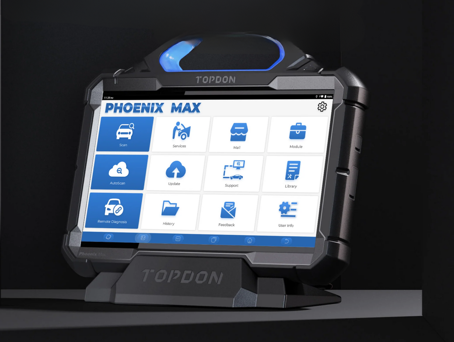 TOPDON Phoenix Max – Scanner Diagnostic Automobile Professionnel 4-en-1