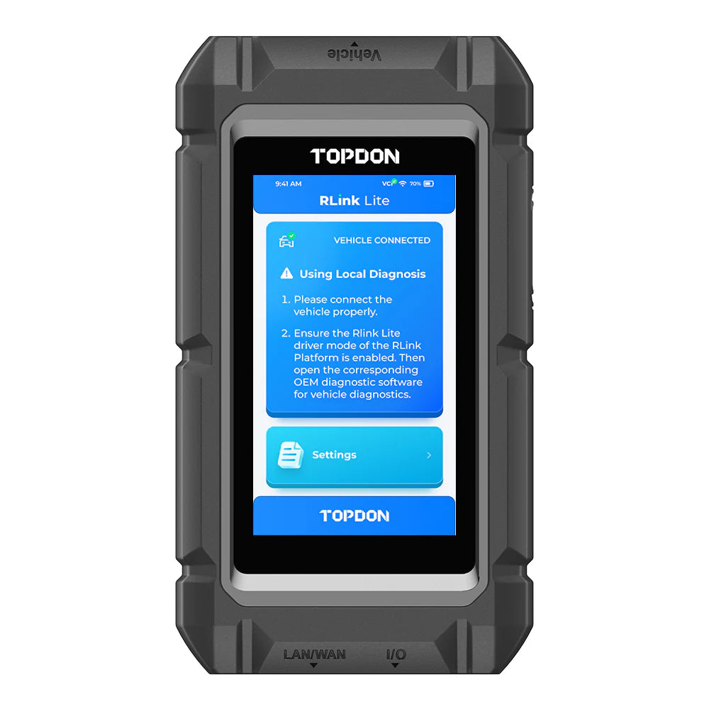 TOPDON RLink Lite – Interface Diagnostic OE-Level Multi-Marques | GreenMotor