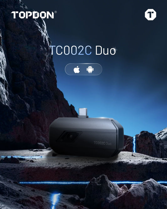 TOPDON TC002C Duo – Caméra thermique USB-C iOS & Android | GreenMotor