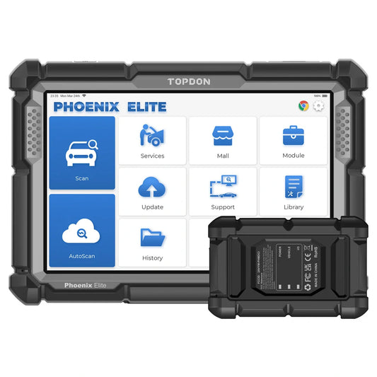 TOPDON Phoenix Elite | Valise Diagnostic Auto Pro OE-Level | GreenMotor
