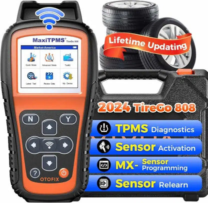 OTOFIX TireGO 808 – Outil TPMS Wi-Fi (Programmation MX-Sensor) | GreenMotor