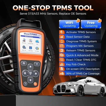 OTOFIX TireGO 808 – Outil TPMS Wi-Fi (Programmation MX-Sensor) | GreenMotor