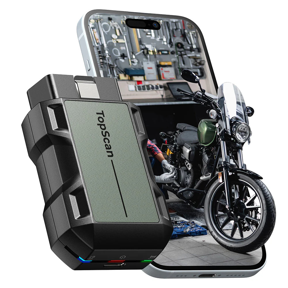 TOPDON TopScan Moto – Outil Diagnostic Moto Bluetooth Compact