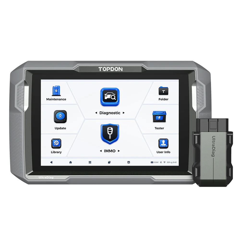 TOPDON UltraDiag – Valise Diagnostic + Programmeur de Clés 2-en-1 | GreenMotor
