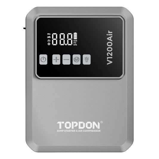 TOPDON V1200Air – Booster 1200A avec Compresseur Intelligent | GreenMotor