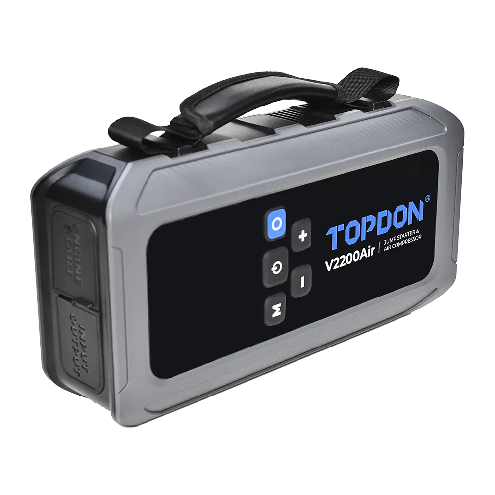 TOPDON V2200Air – Booster 2200A avec Compresseur & Power Bank PD45W | GreenMotor