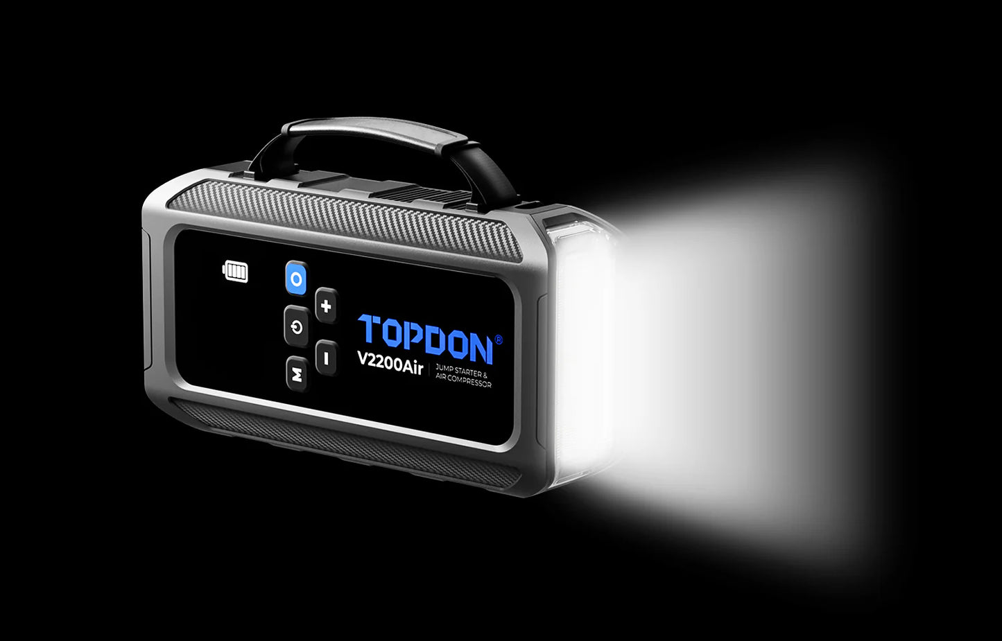 TOPDON V2200Air – Booster 2200A avec Compresseur & Power Bank PD45W | GreenMotor