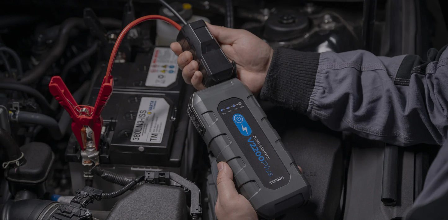 TOPDON V2200Plus – Booster Batterie 2200A & Testeur Bluetooth | GreenMotor