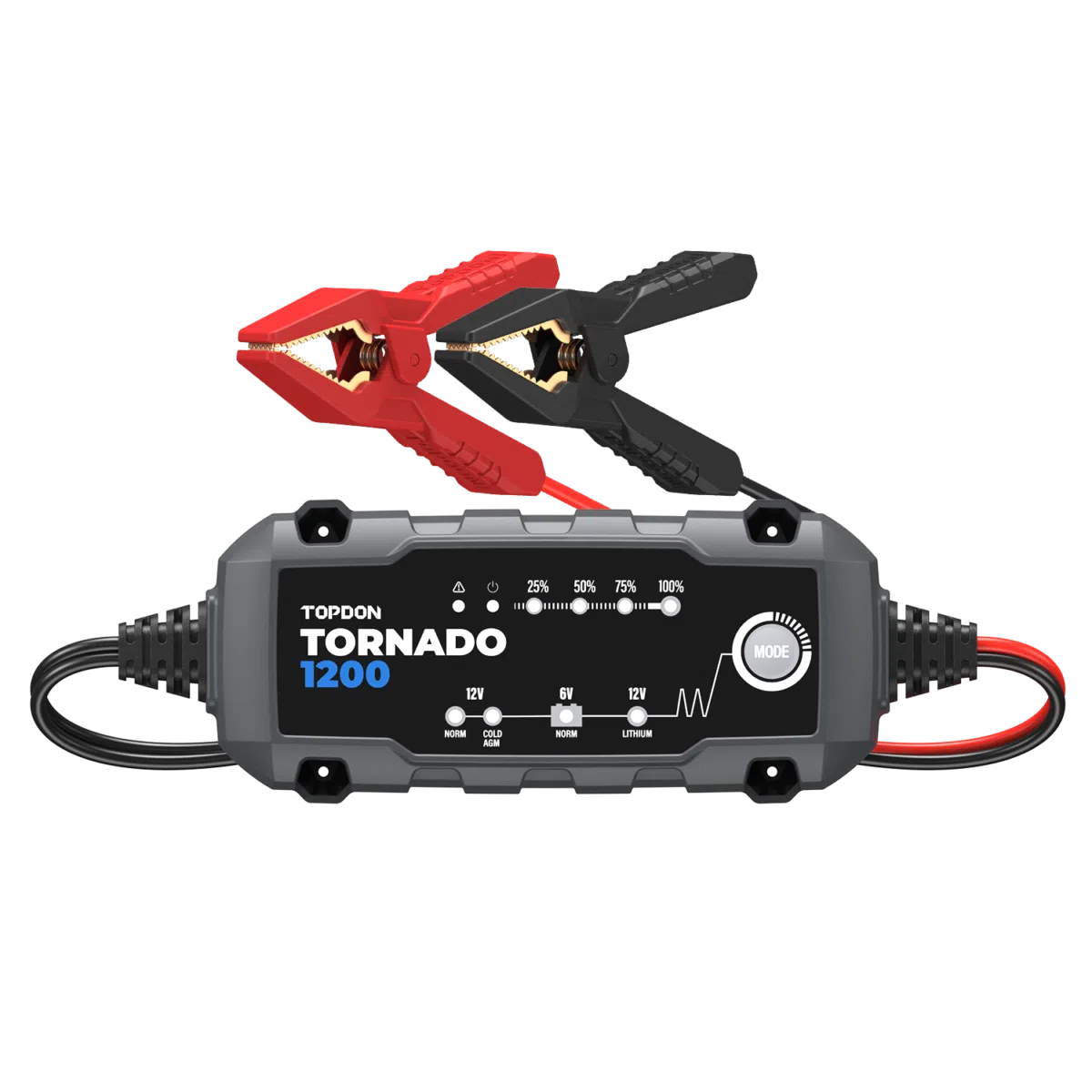 TOPDON Tornado1200 (T1A) – Chargeur Intelligent 6V/12V (10 étapes) | GreenMotor